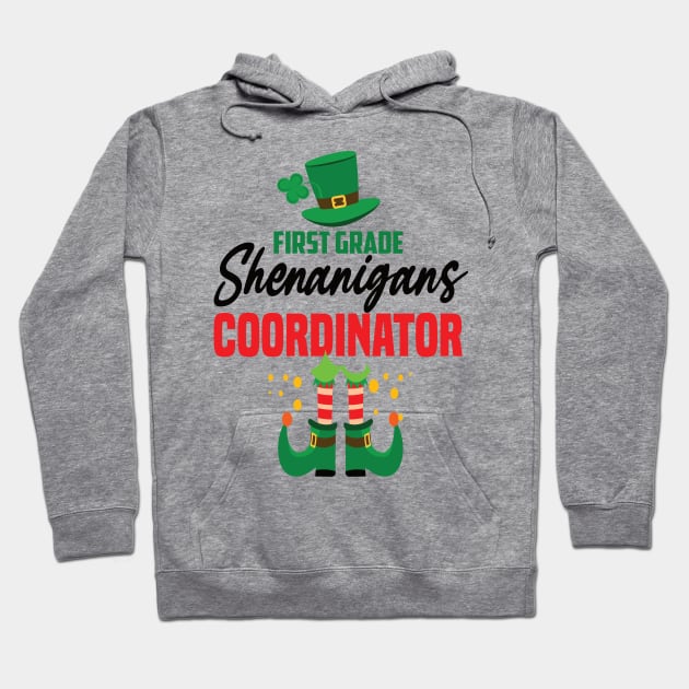 1st grade teacher St.patricks day gift Hoodie by DODG99